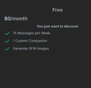 AI Allure - Free Plan