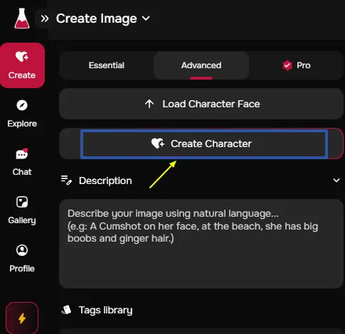 SugarLab - Create Character